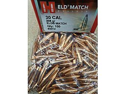 .30/.308/208grs ELD Match Hornady No. 30731 Geschosse 100 # SSZ BerkaStk.