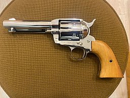 HS Texas, Scout, Frontier in Chrom, NEU und uneschossen Kaliber 9 mm.