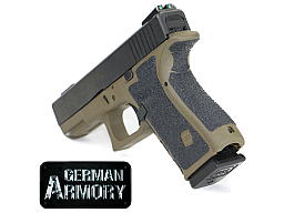 Gummi Gripaufkleber für Glock 17 20 21 22 33 besserer Grip sicheres Handling IPSC