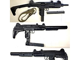 UZI-Modellwaffe (Marushin) mit Zubehör