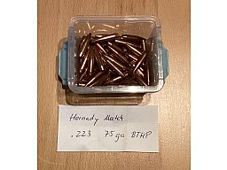 70 Geschosse .223 Hornady Match 75gr