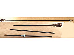 Vorderlader Ladestock aus Stahl, Zerlegbar