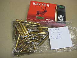 Hülsen im Kal. 9,3x74R