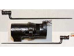 Tüllenbajonett, Dreikantklinge 45,5 cm