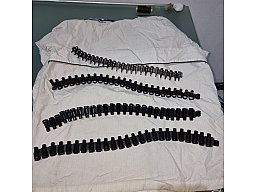 Diverse MG Gurte / Patronengurte Sammler unbekannt