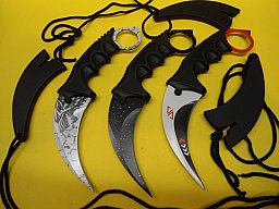 3x Karambit Messer Konvolut 43ADE