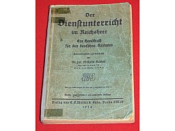 Wilhelm Reibert, Der Dienstunterricht im Reichsheer. Ein Handbuch für den deutschen Soldaten 1934