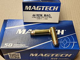 .44/240grs Rem.Mag. Magtech SJSP-Flat 350 Stk. #44A# SSZ Berka