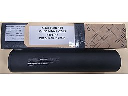 A-Tec Hertz 150 Kal.30 5/1477 Overbarrel Schalldämpfer M14x1 Gewinde # SSZ Berka