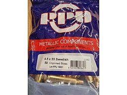 6,5x55 schwedisch Hülsen PPU 50 Stk. C-083#