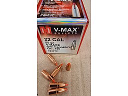 .22/.224-55grs V-Max Hornady Geschosse 100 Stk. No. 22272 # SSZ Berka