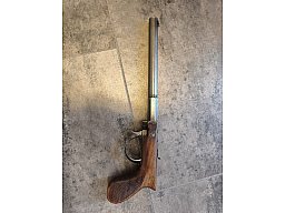 Carleton Unterhammer Perkussionspistole Kal. .36 Match Sägegriff Target