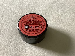 Vorderlader-Zündhütchen No.1218 Dose mit 200Stück, 6-Flügelig