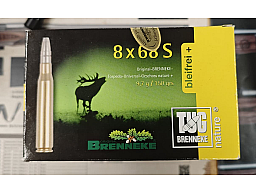 Brenneke TUG nature 8x68 S - 9,7 g / 150 grs - bleifrei Jagdmunition