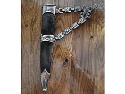 SS Ketten Dolchscheide Kette und Scheide magnetisch