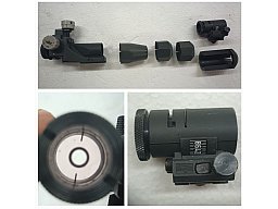 Anschütz Match DIOPTER + Ring Korn + Gewichte __ Matchgewehr Zubehör __ Luftgewehr / KK Konvolut