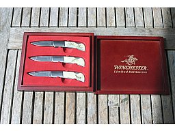 3 Sammlermesser Winchester Limited edition v. 2006 in Holzbox