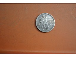 Silbermünze 1 Rubel Russland v. 1924