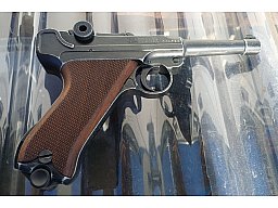 ME P 08 Schreckschuss Pistole 9mm PAK Antiklokk