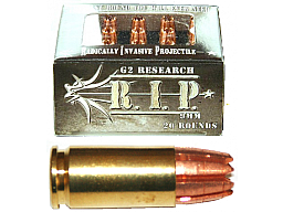 Pistolenpatrone Kaliber 9 mm Para mit RIP Geschoß