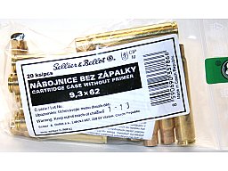 20 Stück S&B | Sellier&Bellot Wiederladehülsen S+B 9,3x62 NEU ! Messing | Boxer ohne Zünder #V337872