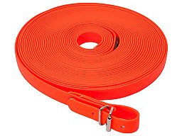 1 x Biothane Schweißriemen 19mm ORANGE 10m lang, reißfest bis 450kg! flexibel & leicht, nur 0,61kg