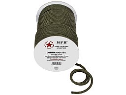 Seil / Schnur Oliv 7mm x 60m auf Rolle - z.B. zum Spannen von Tarnnetzen