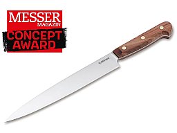 1 x BÖKER Kochmesser Schinkenmesser Cottage-Craft 22cm Klinge C27 Stahl | Pflaumenhoz Griff #130498