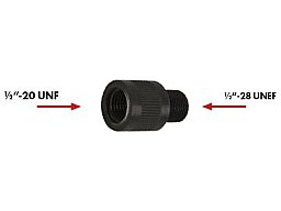 013483 ANSCHÜTZ, Laufzubehör Gewindeadapter von 1/2"-20 UNF auf 1/2"-28 UNEF NEU