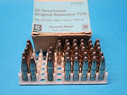 36 Geschosse 9,3mm 19g TUG RWS