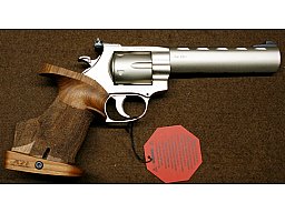 ARMINIUS HW9 Target Trophy Stainless MATCH .22 l.r. KK Sportrevolver NILL MATCH Holzgriff | 6-Schuss