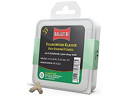 60x BALLISTOL Reinigungsfilze Filzreiniger KLASSIK Cal .17 100%Schafwolle 4MM 4,5mm .177 Luftgewehr