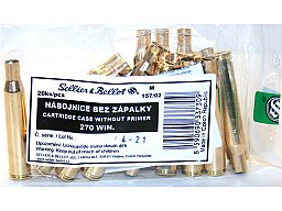 20 Stück S&B | Sellier&Bellot Wiederladehülsen S+B .270 WIN. | NEU Messing Boxer o. Zünder #V337302
