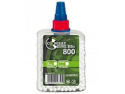 800 - UMAREX Combat Zone Basic Selection BBs 0,12g - 800 St. Airgun Softair Pellets 6mm WEISS 0.12g