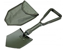 BW Klappspaten Oliv + Tasche - Neu - Bundeswehr Spaten Imit.