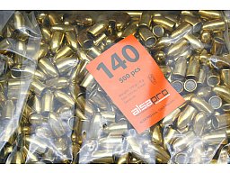 500 Stück ALSA PRO FMJ Vollmantel RN Rundkopf Geschosse .355 9mm Luger 9x19 140gr 9g Full Metal Jack