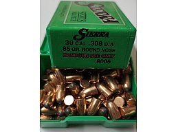 100 St. Sierra .308 - 85gr. Round Nose Geschosse