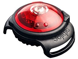ORBILOC DogSafetyLight - RED/ROT - Stoßfest,wasserdicht -Markierungslicht>5km!|100/250h Akkulaufzeit