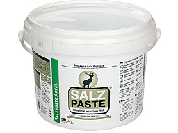 2kg Salzpaste - Wildlockmittel pastös / streichfähig mit Eimer | Apfelgeschmack, Kirrung, Salzlecke