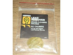NEUE HOPPES No.: 9 LEAD REMOVER Messing Ersatzgitter Brass cleaning patches 1 VPE = 10 Stück
