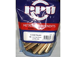 50 Stück > NEUE PPU/PrviPartizan Langwaffenhülsen 9,3x62 Mauser | Boxerzündung Unprimed Brass #C330
