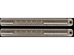 019835 ANSCHÜTZ Precise Alu-Säulen Länge 140 mm, Ø 15 mm, 2 Säulen