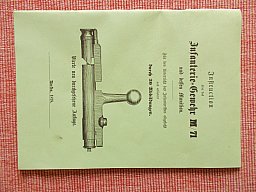 Nachdruck: Instruktion über das Infanterie-Gewehr M/71