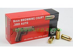 Geco 9mm kurz (.380 Auto) Vollmantel 95gr. 6,15g 50 Stück 2317705
