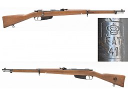 WK II Ital. Militärgewehr FAT 41 " Fucile M. 91/41 " im Kal. 6,5mm Carcano