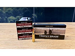 NOSLER Büchsenpatronen Trophy Grade Long Range / Kal. 6.5 PRC / 142 grs./9,20 g / 4 Schachteln / NEU