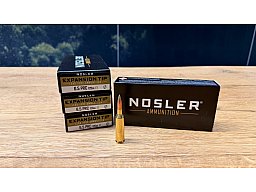 NOSLER Büchsenpatronen Expansion Tip / Kal. 6.5 PRC / 120 grs./7,78 g / 4 Schachteln / NEU