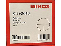 Neuware---Minox RS-4 6-24x50 LR Leuchtabsehen BDC 34mm Mittelrohr Zero Stop Double Tunr