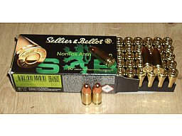 50 Deko Dekopatronen S&B 9mm Para / 9X19 / 9mm Vollmantel Original Hülsen u. Originalverpackung