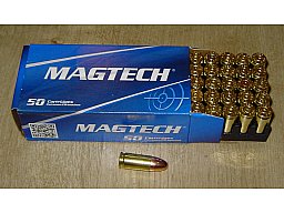 50 Deko Dekopatronen MAGTECH 9mm Para / 9X19 / 9mm Vollmantel Original Hülsen u. Originalverpackung
